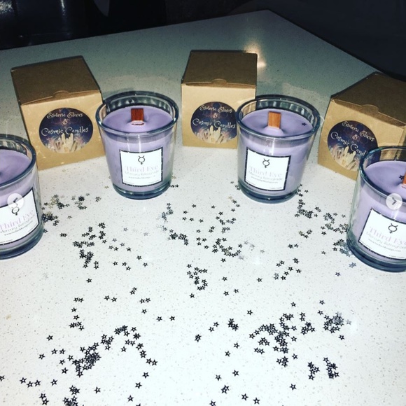 Mercury Retro Candle with Crystal Set - Picture 2 of 2